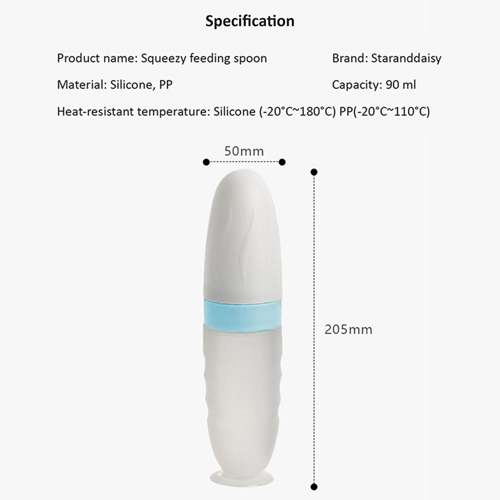 Premium Baby Food Squeeze Feeder Spoon