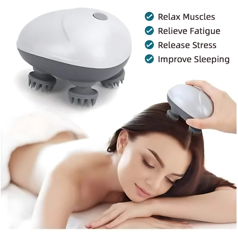 RelaxRevive™ – Electric Scalp Massager for Stress Relief & Hair Growth