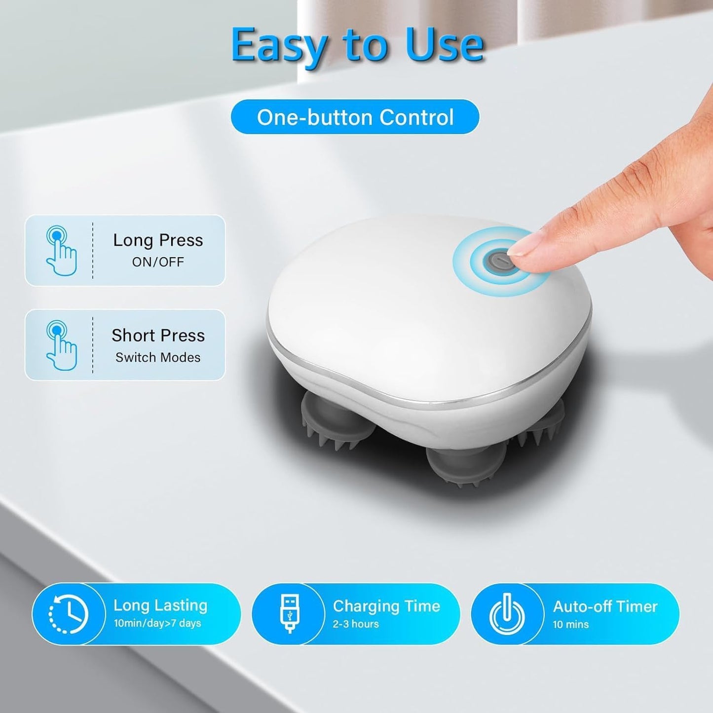 RelaxRevive™ – Electric Scalp Massager for Stress Relief & Hair Growth