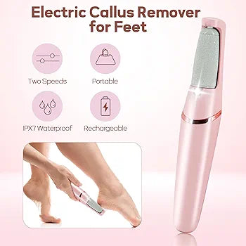 Electronic Cordless Pedicure Callus Dead Skin Remover Polishing Tool