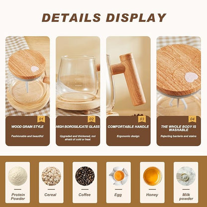 Smart Self Stirring Mug, Smart Blending Coffee Mug