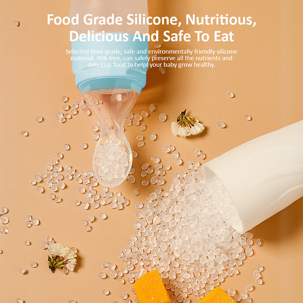Premium Baby Food Squeeze Feeder Spoon