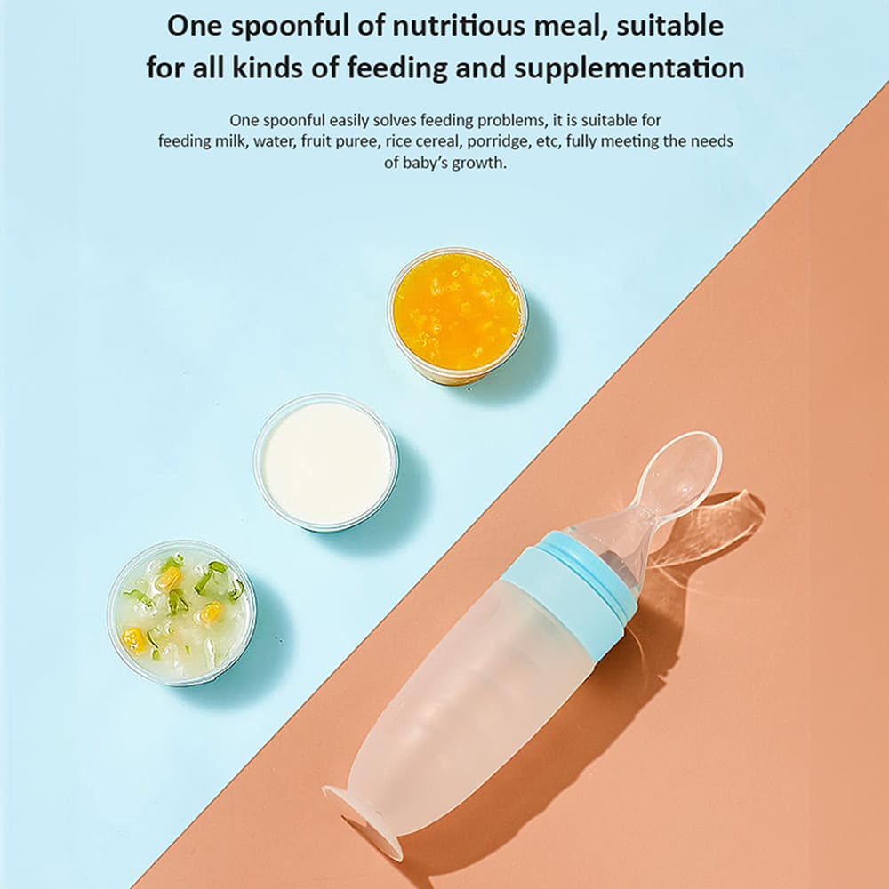 Premium Baby Food Squeeze Feeder Spoon