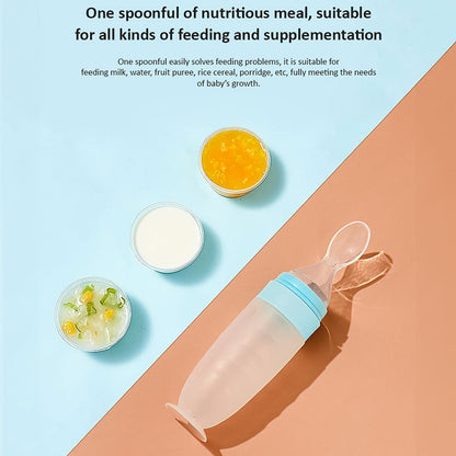 Premium Baby Food Squeeze Feeder Spoon