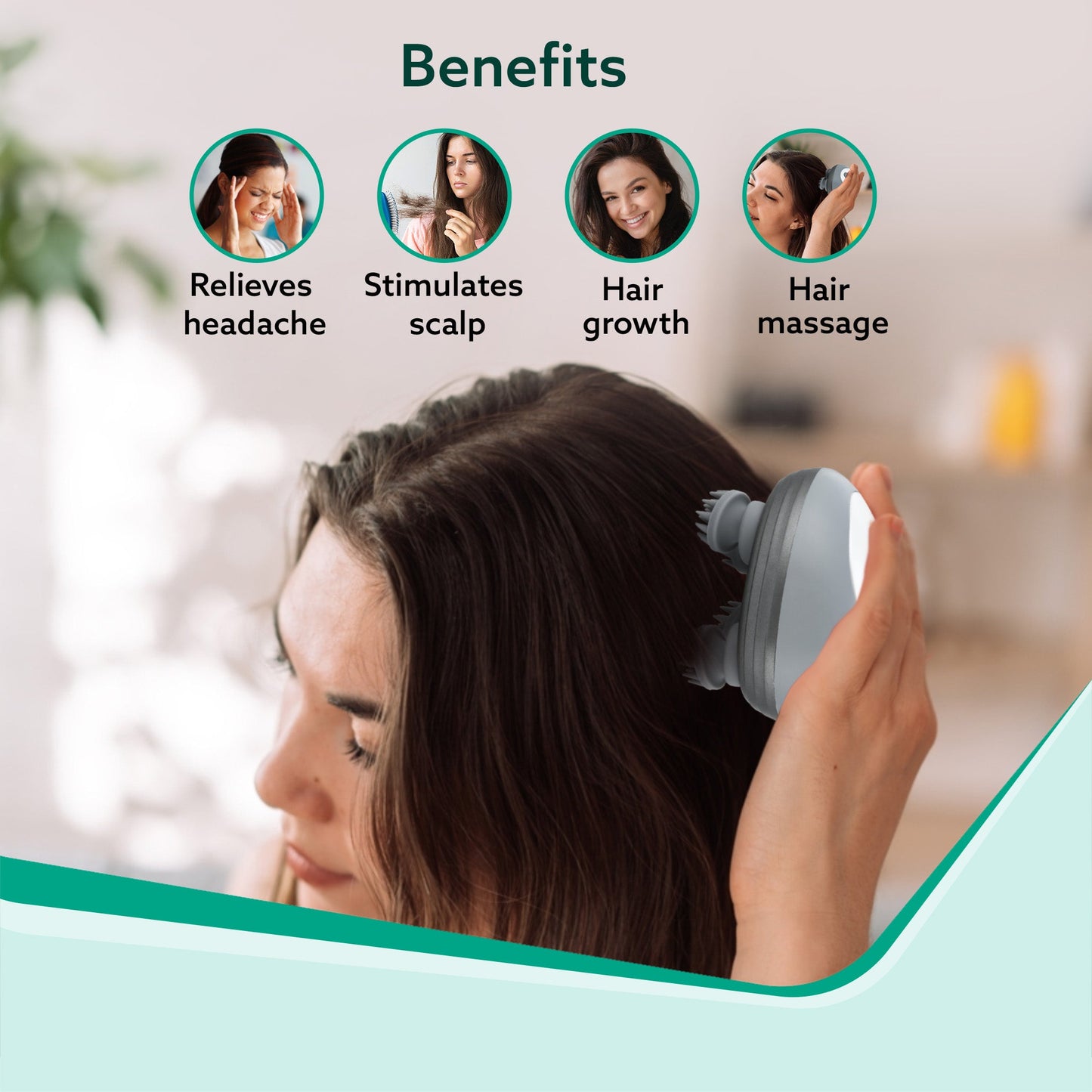 RelaxRevive™ – Electric Scalp Massager for Stress Relief & Hair Growth