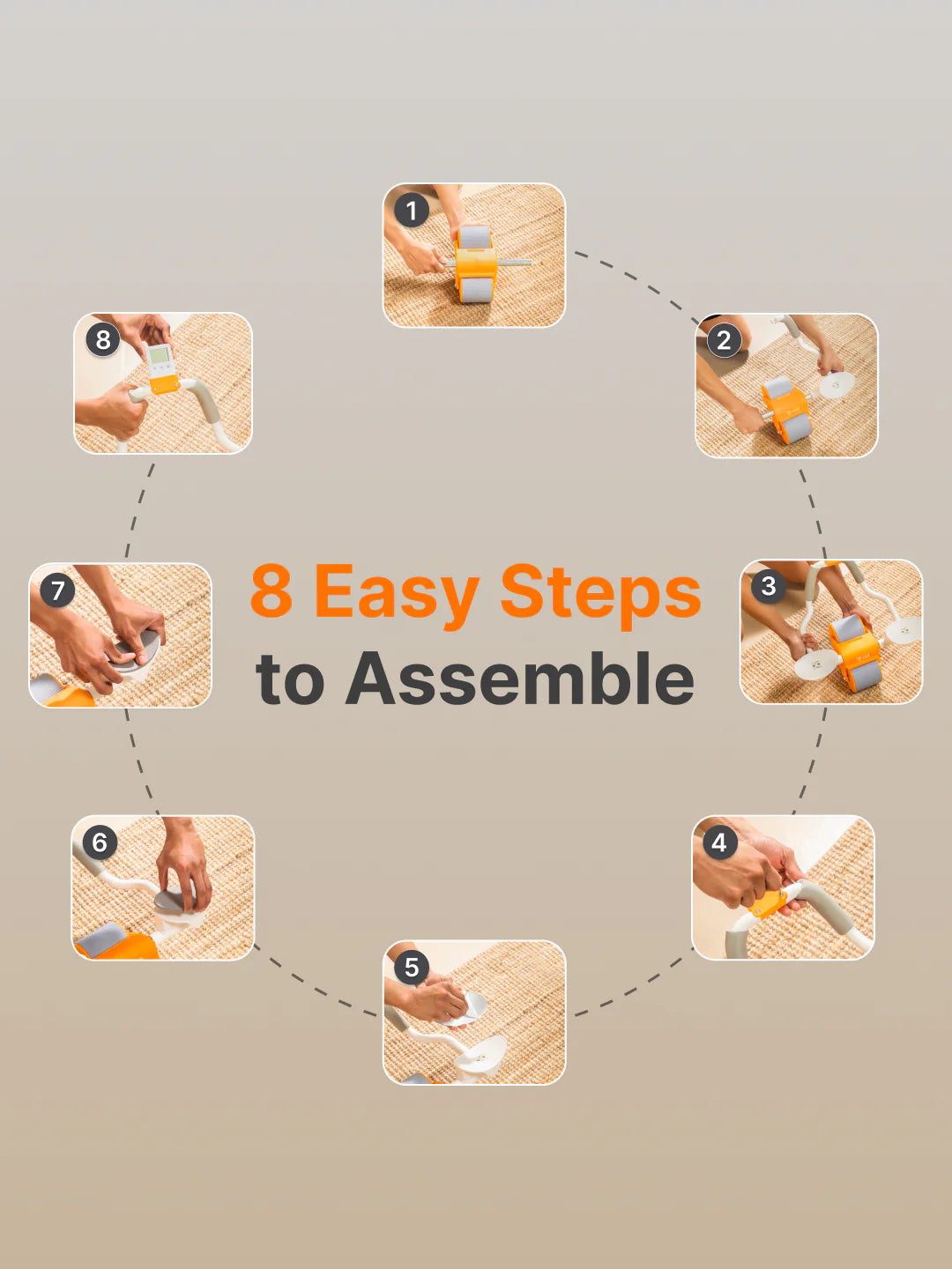 Abs Roller With Timer